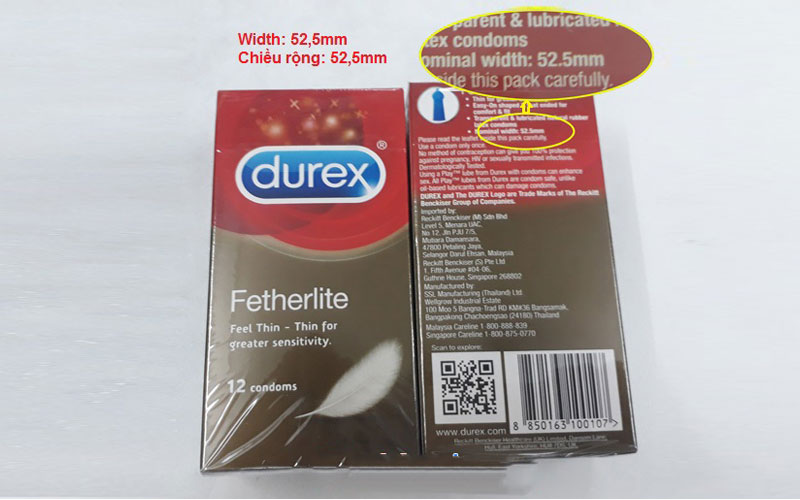 Kho sỉ Bao cao su Durex Fetherlite Ultima siêu mỏng (12c)  mới nhất